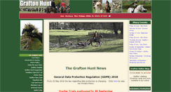 Desktop Screenshot of graftonhunt.co.uk